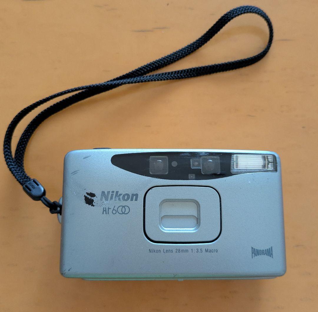 Nikon AF600 コンパクトフィルムカメラ　新品リチウム電池付　動作確認済