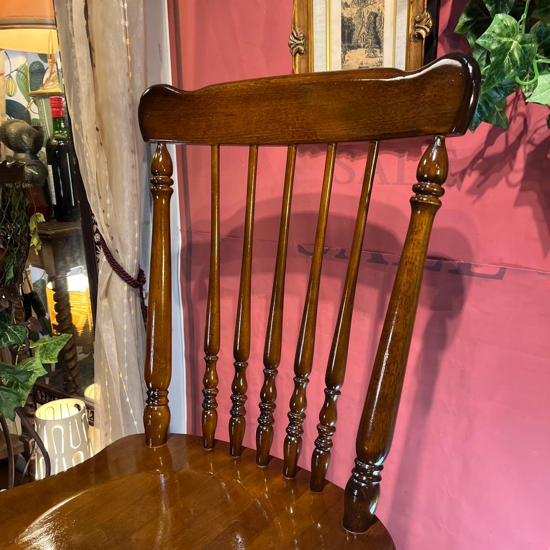 L ４　 カリモクヴィンテージ スピンドルチェア　コロニアル ウィンザー