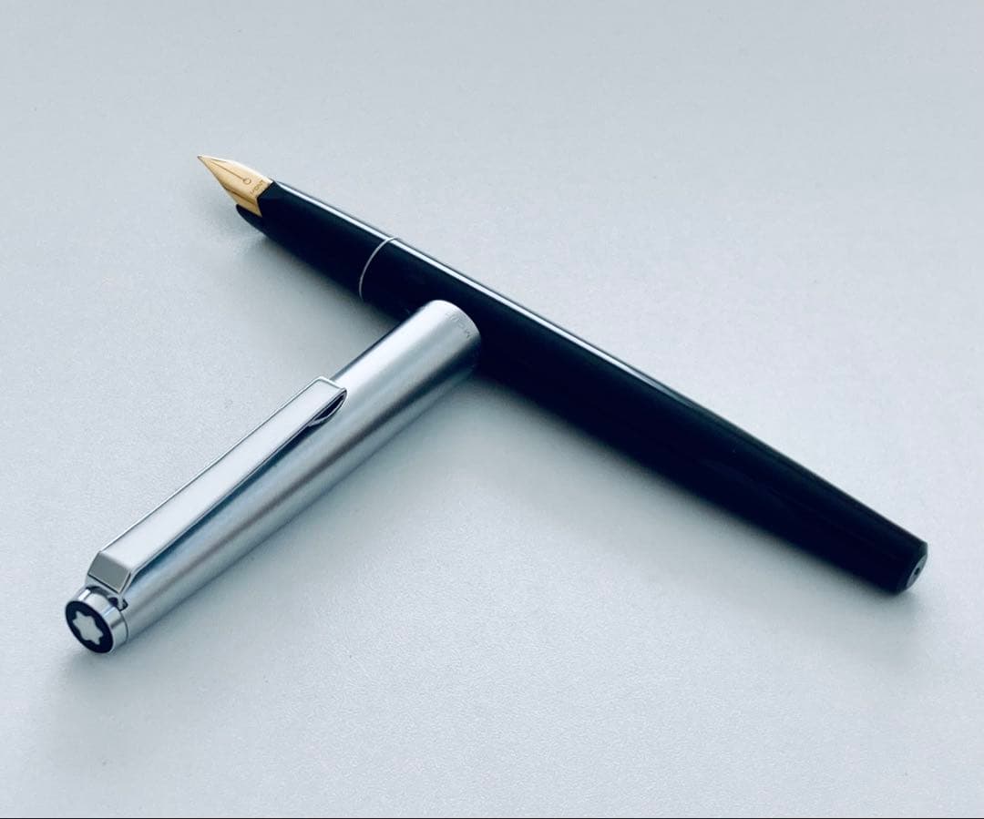 レア◆モンブラン 高級万年筆 ♯622Junior MONTBLANC シルバー