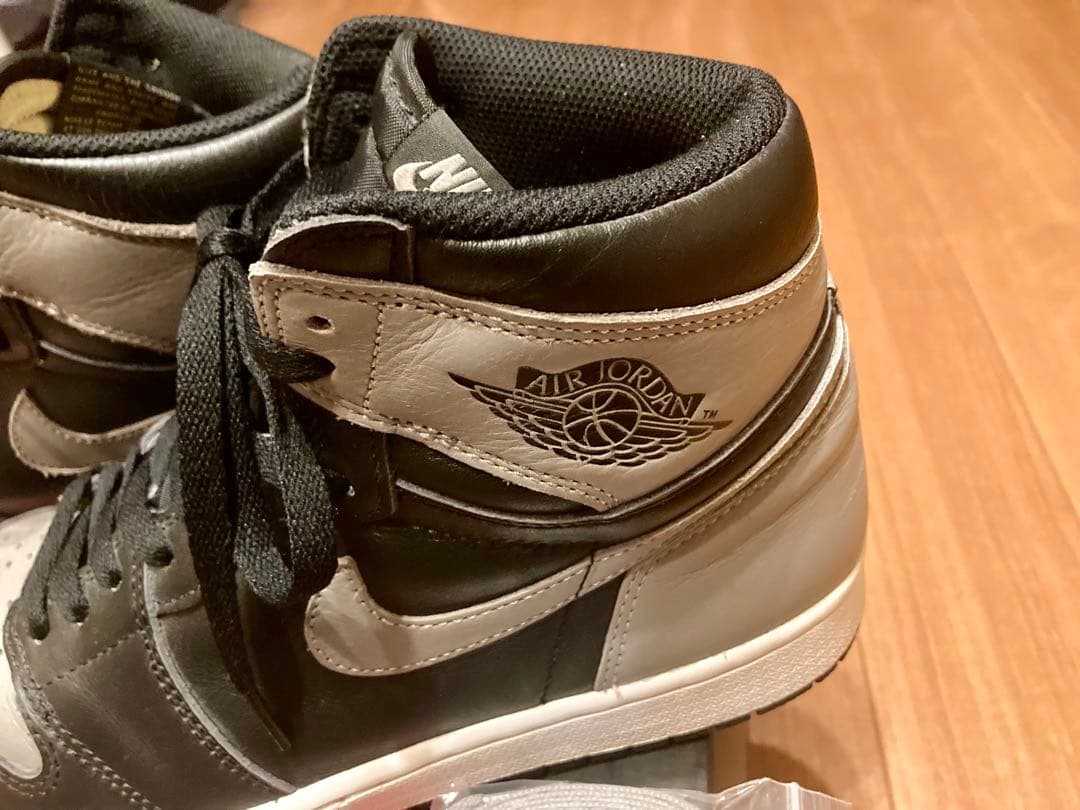 NIKE Air Jordan 1 HI OG シャドー ブラック/グレー