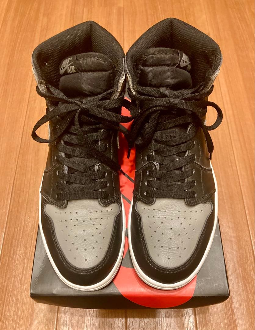NIKE Air Jordan 1 HI OG シャドー ブラック/グレー
