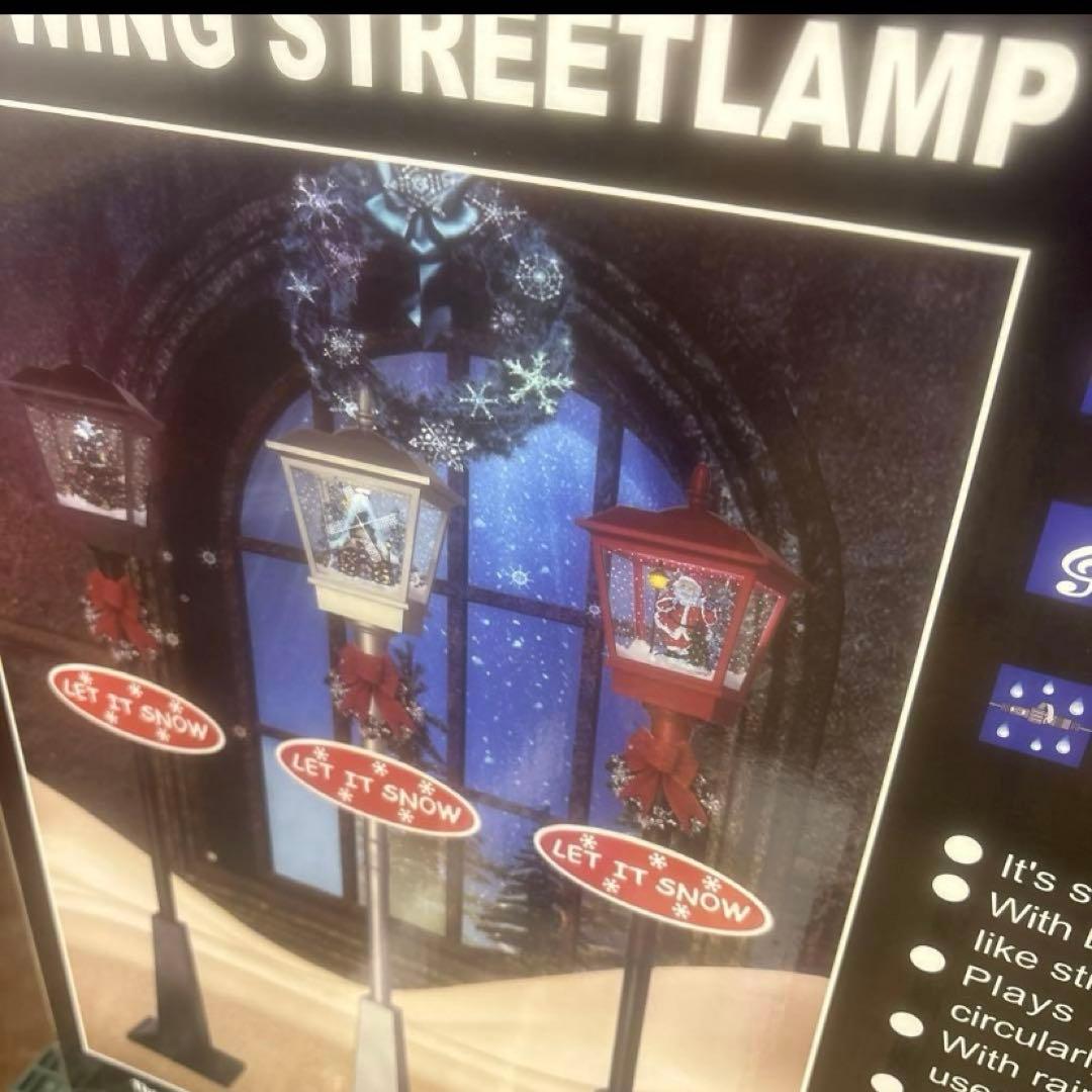 なーし　クリスマス街路灯 クリスマス置物 街灯 LEDライト 180cm