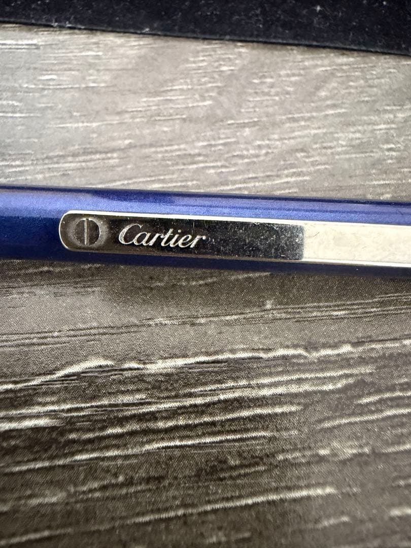 カルティエ　ネイビー ボールペン 本体
