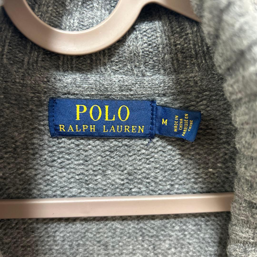 ラルフローレン フルジップニットカーディガン