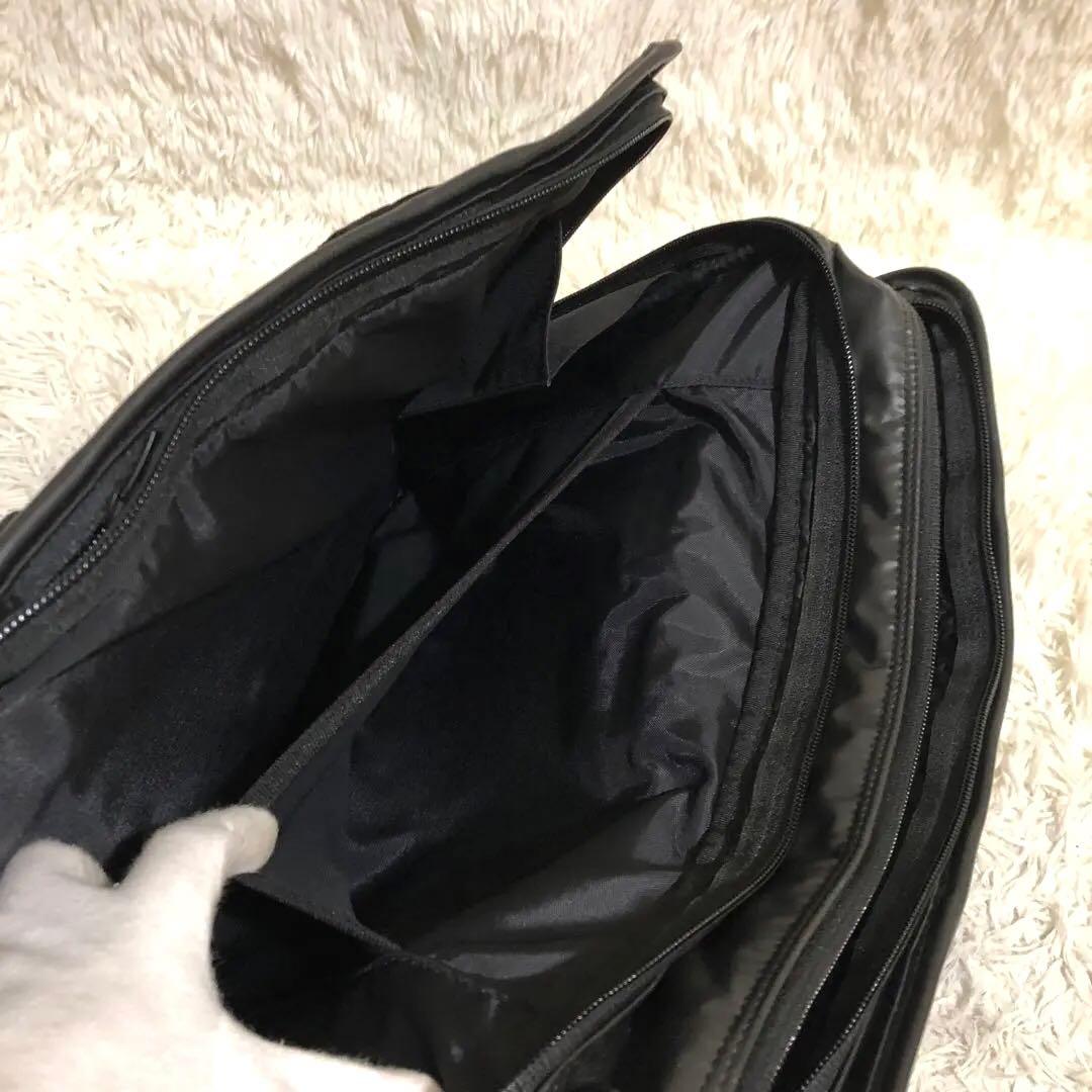 未使用級✨ポーター　 2way ビジネスバッグ　 ショルダーバッグ ブラック