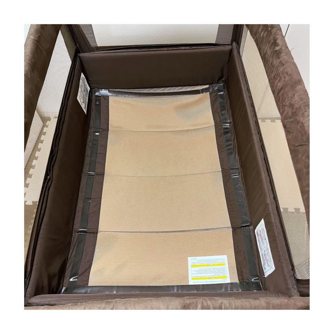 アップリカ　ココネルエアープラス ベビーベッド チョコレートブラウン