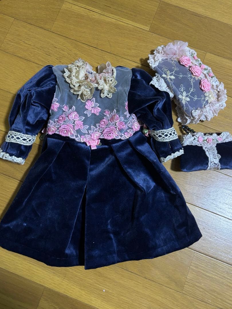 京*子様 黒髪のアンティークドール　ビスクドール　美品