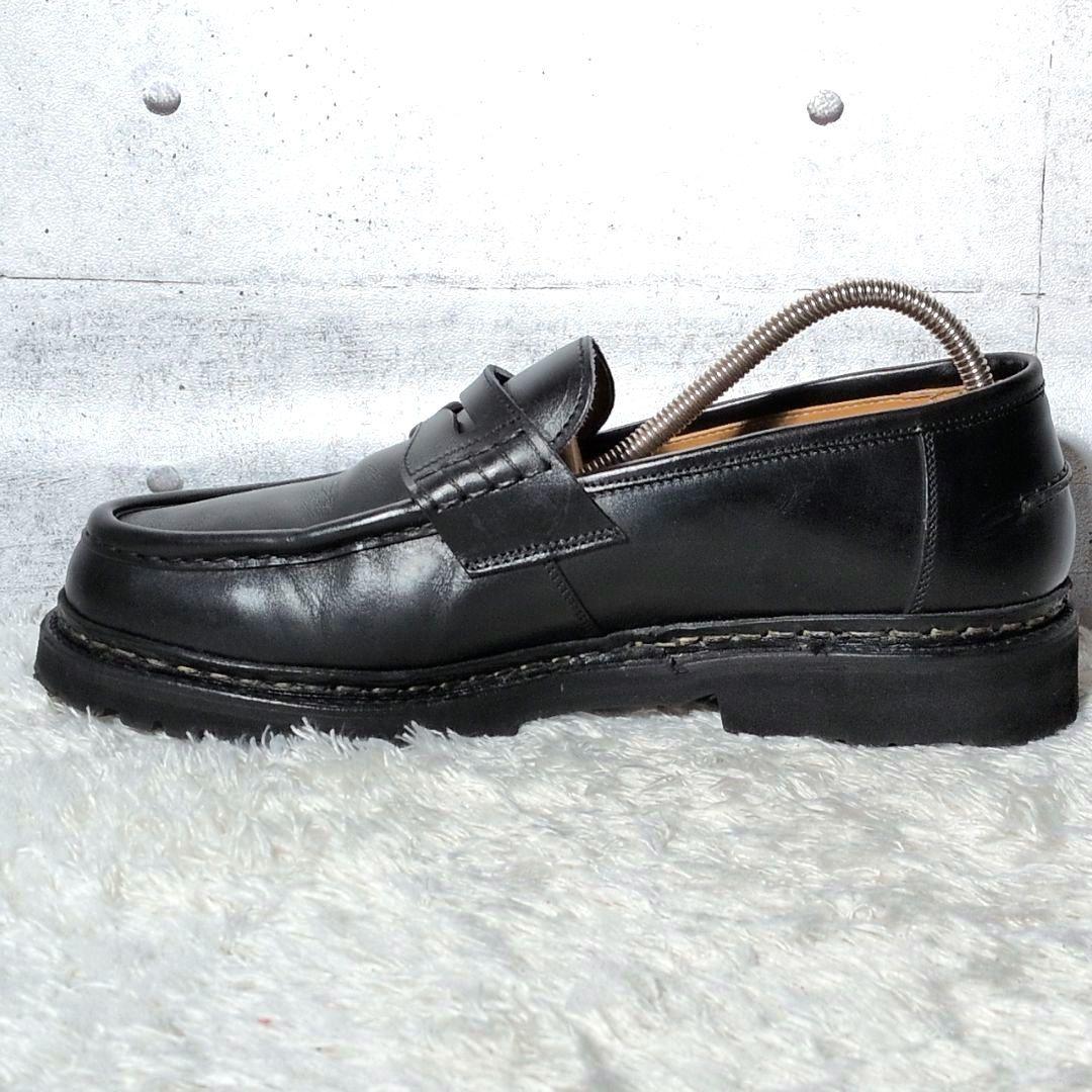 【美品】バーウィック　5293　ローファー　レザーシューズ　ビジネス　黒