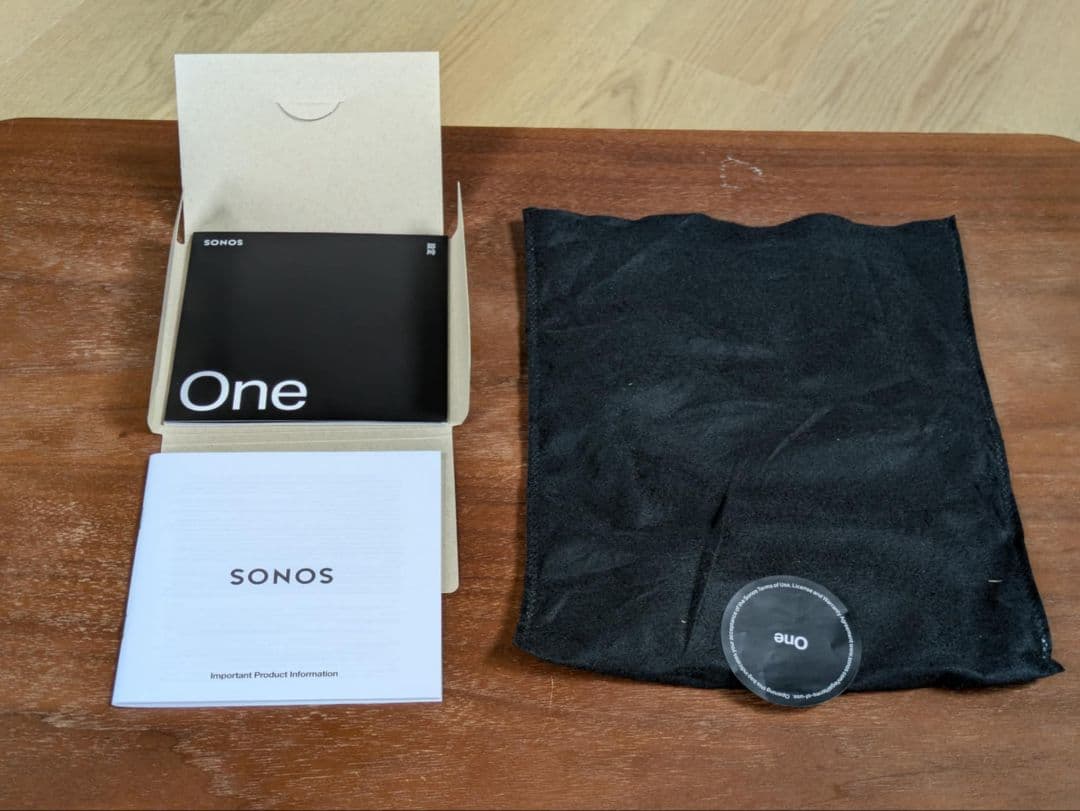 Sonos One (Gen 2) ブラック ワイヤレススピーカー