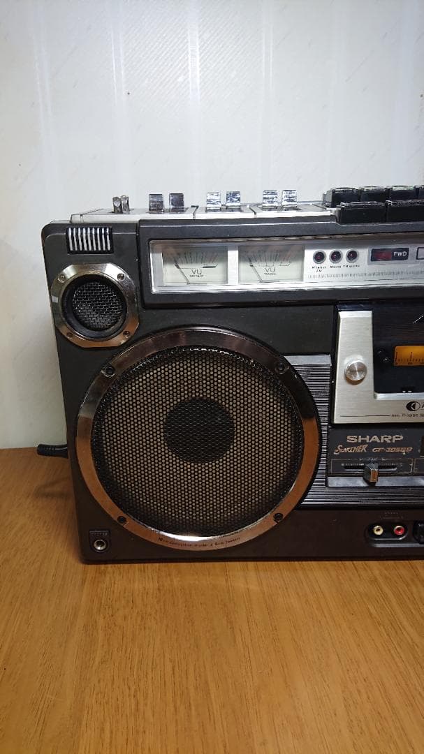SHARP GF-305SB 昭和レトロ ラジカセ