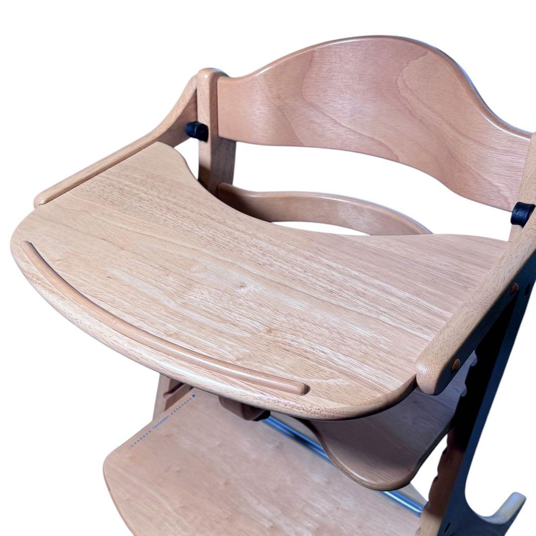 大和屋 すくすくチェア プラス　テーブル・ガード付き 座面・ステップ切り替え可