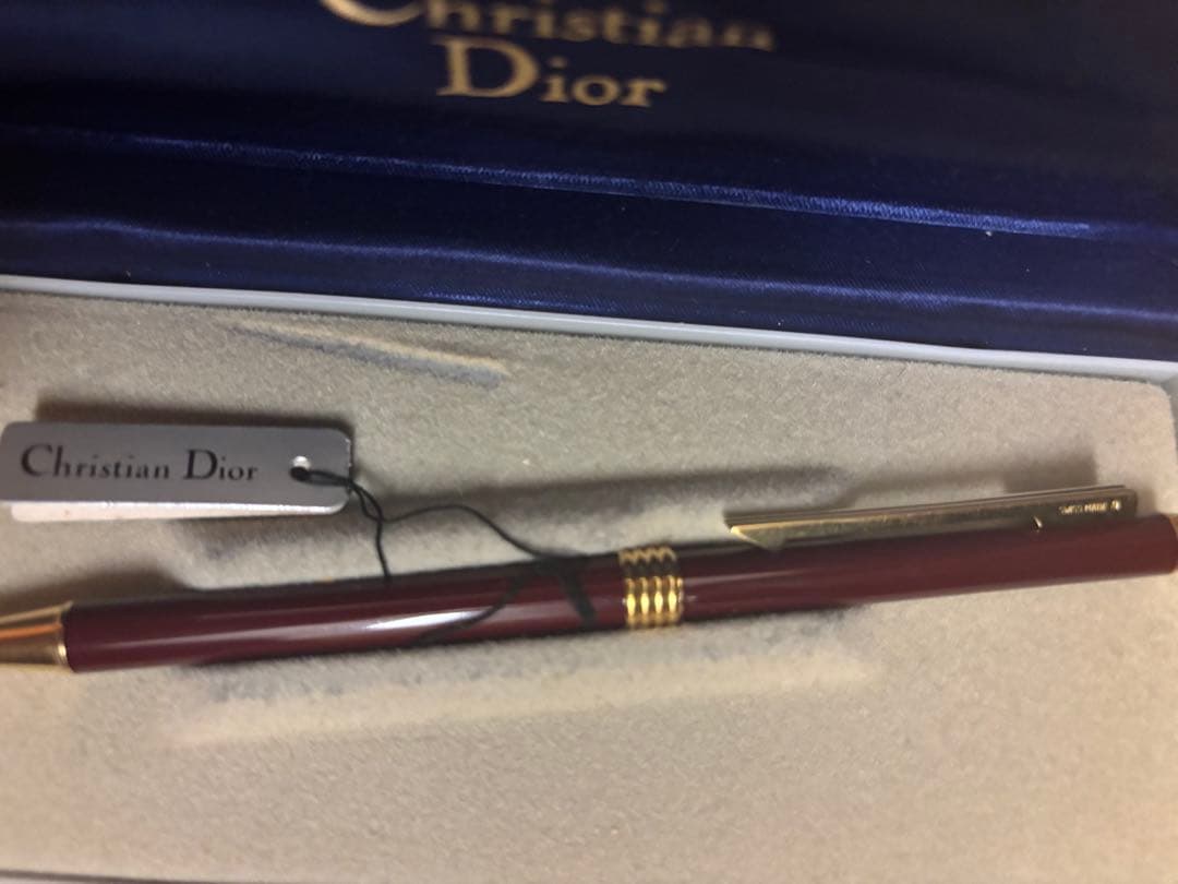 Christian Dior ボールペン 本体 ボルドー