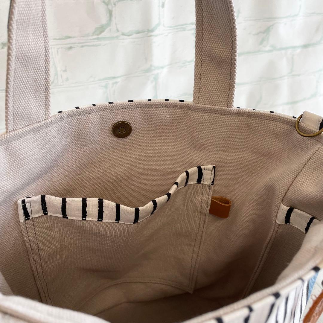 ハンドメイド　バケツトートバッグ　ミナペルホネン　swing　381