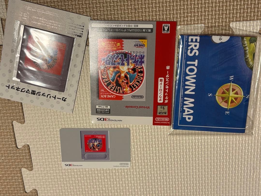 ポケットモンスター　赤緑青金銀　3DS ダウンロードカード付属品