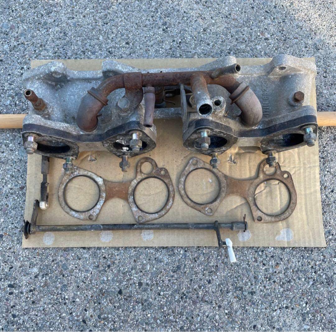 トヨタ純正ソレックス　40パイ　トヨタ2TG用　インマニ