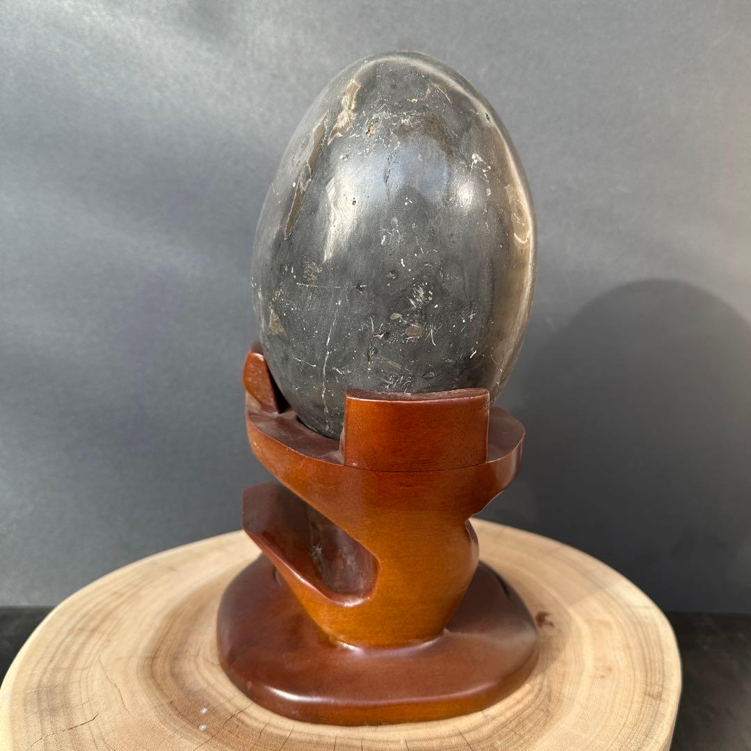 ウルグアイ産❣️天然石 イエローカルサイト共生アメジストのドーム　置物G.149