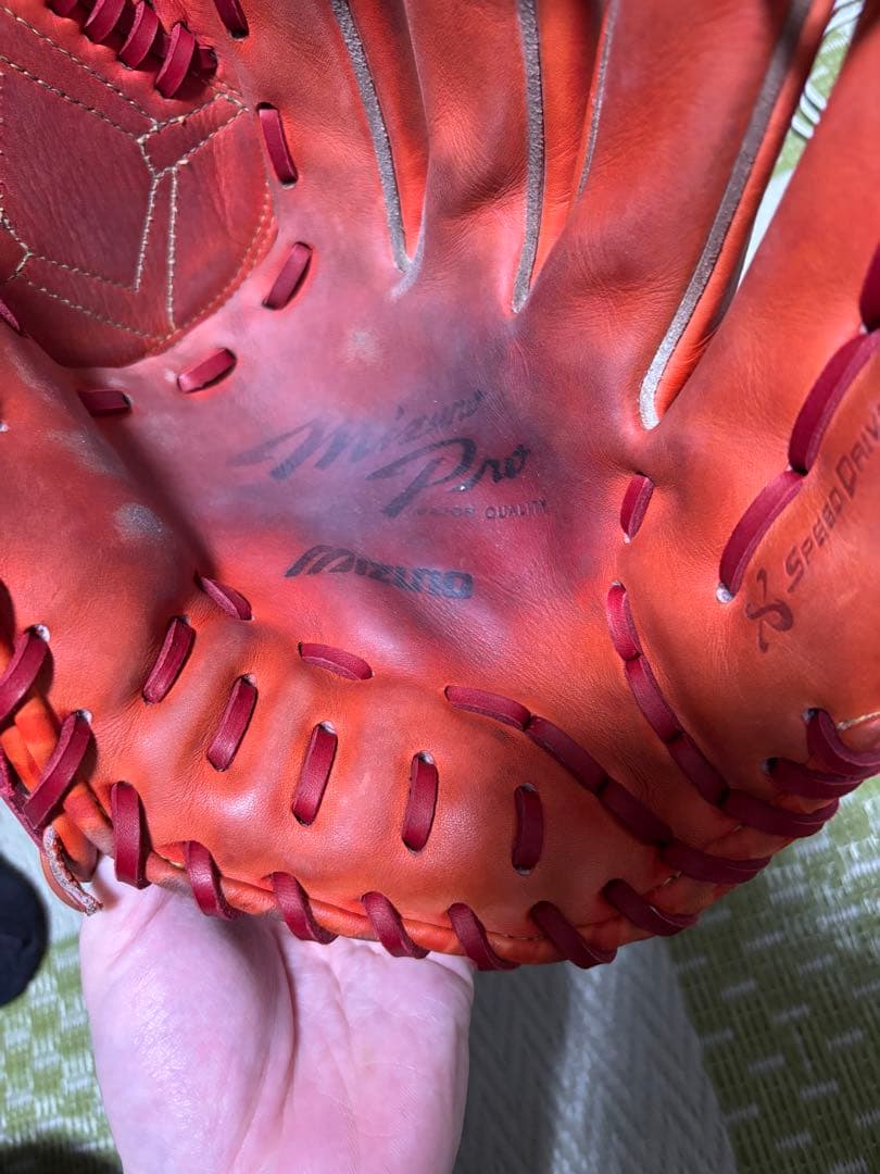 ミズノプロ 硬式投手用 逆巻き