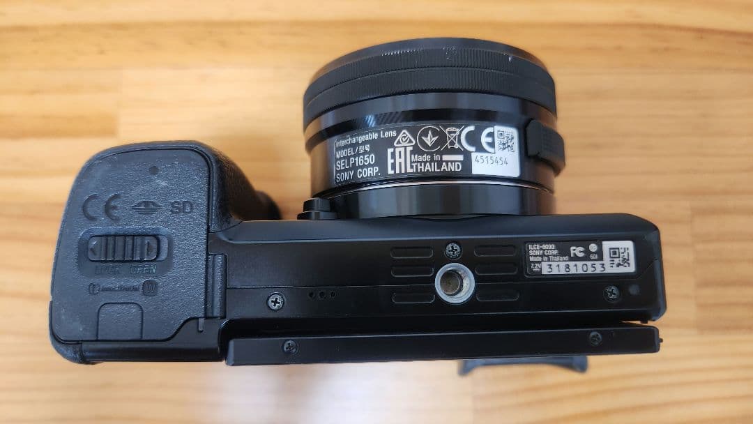 【動作良好】SONY ミラーレス一眼 α6000 パワーズームレンズキット 黒