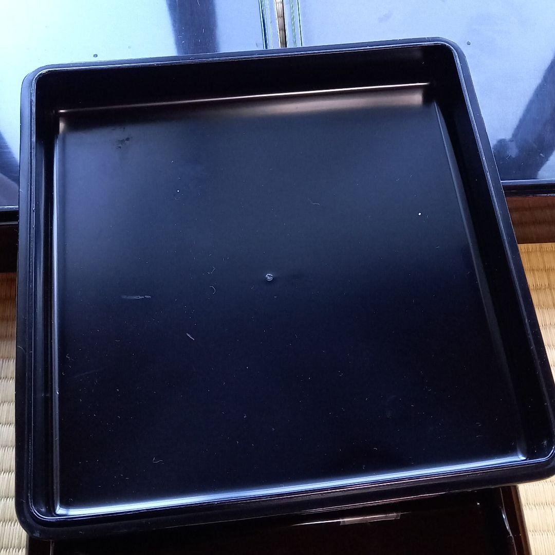 螺鈿　お重箱　松竹梅柄