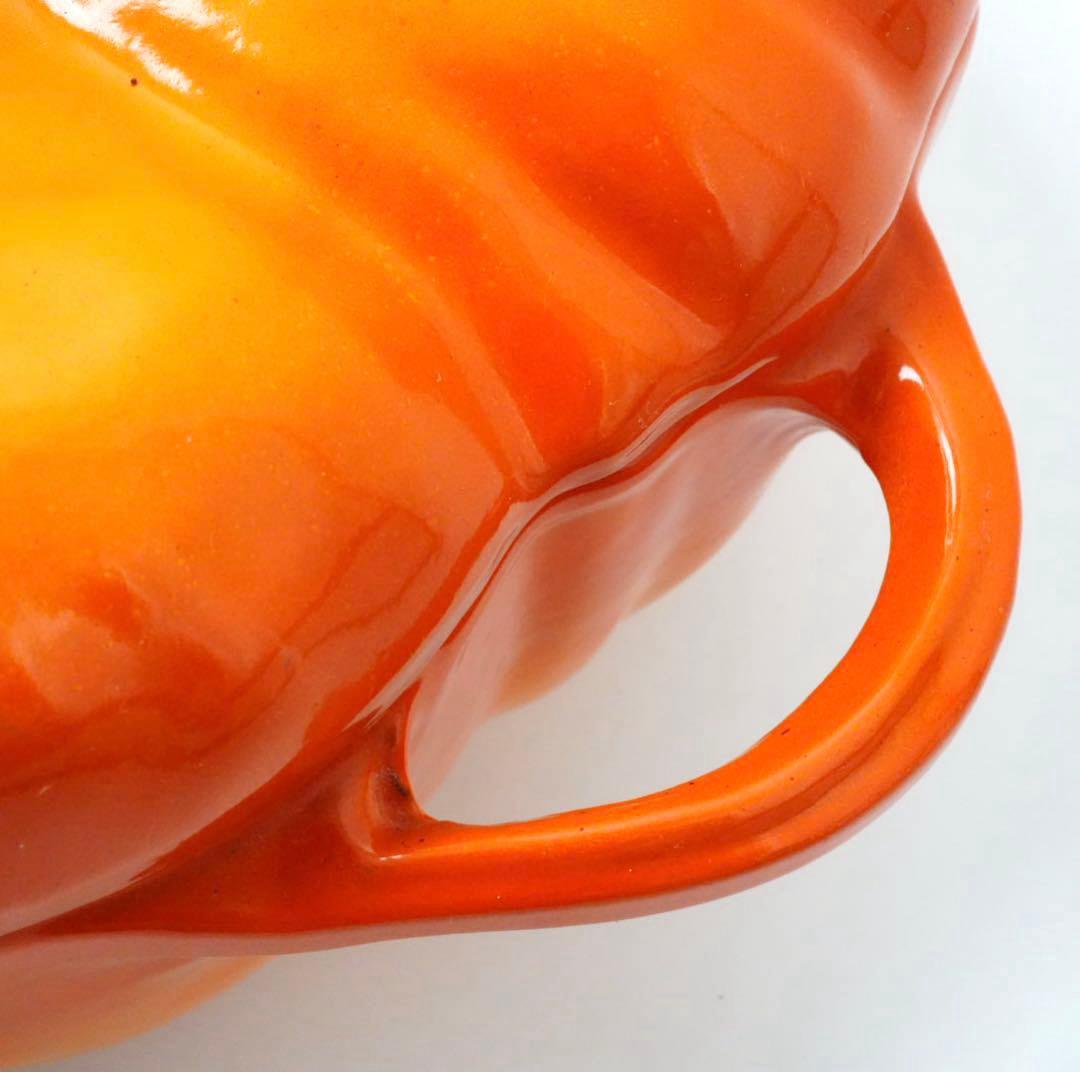 希少⭐︎ストウブ staub ココット パンプキン　オレンジ　24cm ビンテージ