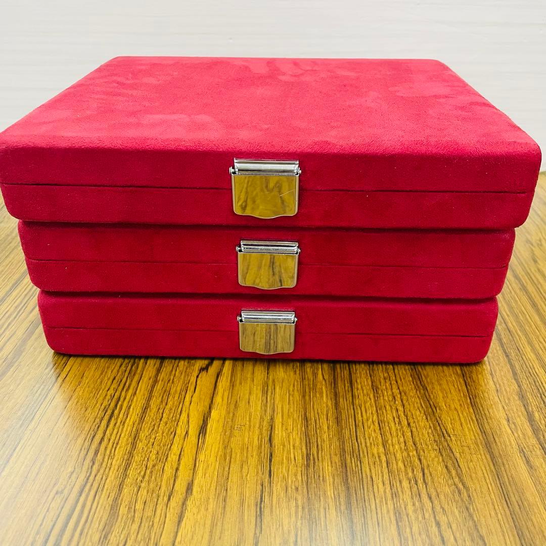 リング収納ケース　20個収納　3セット　ディスプレイ