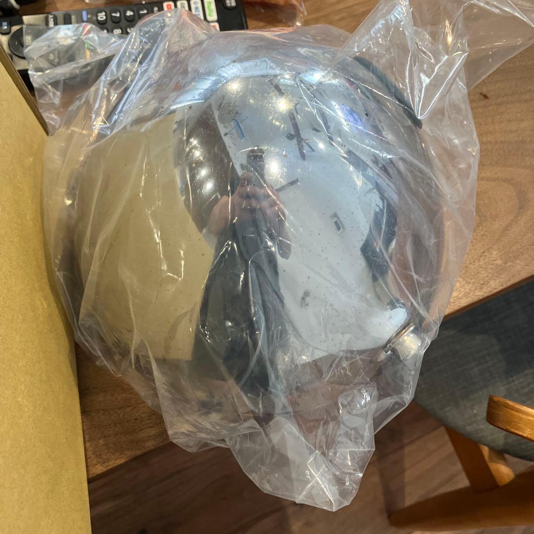 ルーカスヘッドライト　ペイトンプレイス　SR400 メッキ　ケース