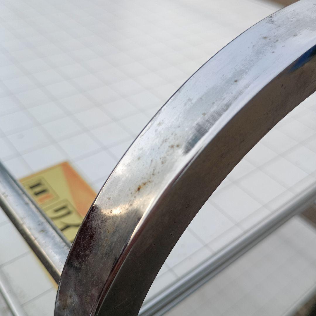 ４７０３）昭和レトロ　ワイエスのキッチンワゴン 格子模様　高圧メラミン