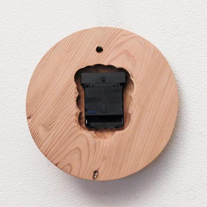 木の電波時計（M1757）