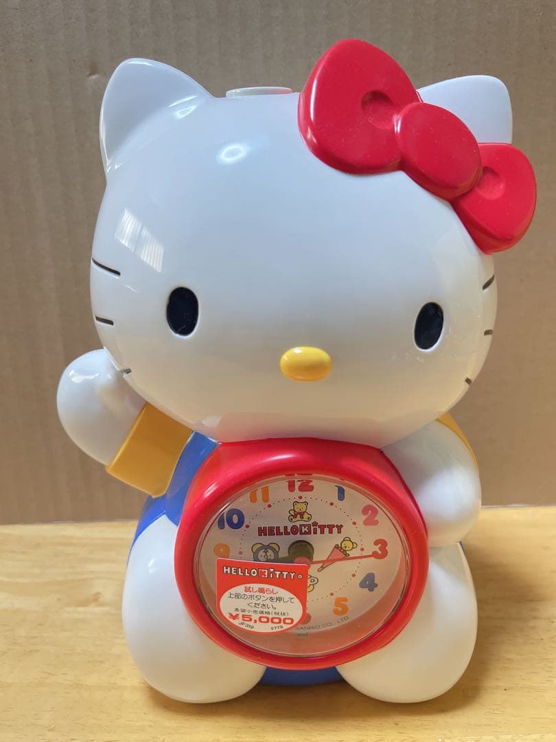 ハローキティ　目覚まし時計　動作確認済み
