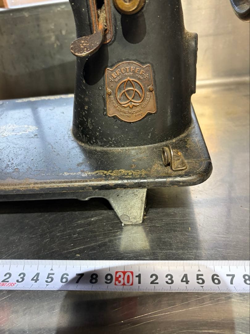 BROTHER ミシン アンティーク オブジェ ジャンク レア 本体のみ