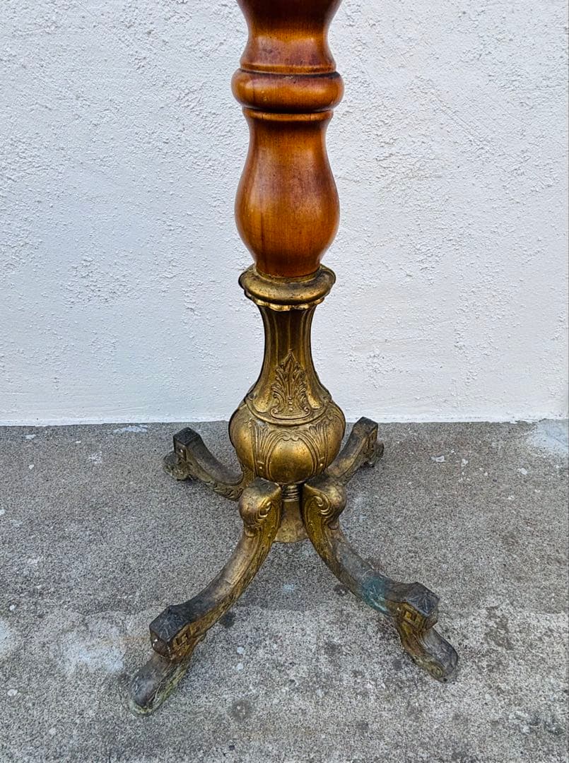 イタリア アンティーク コートラック ポールハンガー