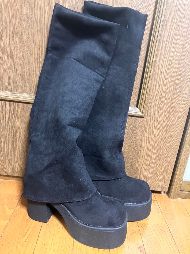 EMODAフレアーカバーフィットブーツ