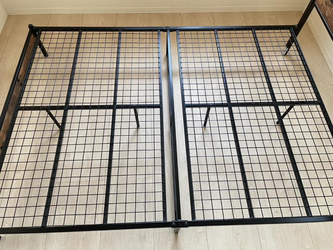 大阪京都限定 美品 NITORI ニトリ ダブルサイズ パイプベッドフレーム