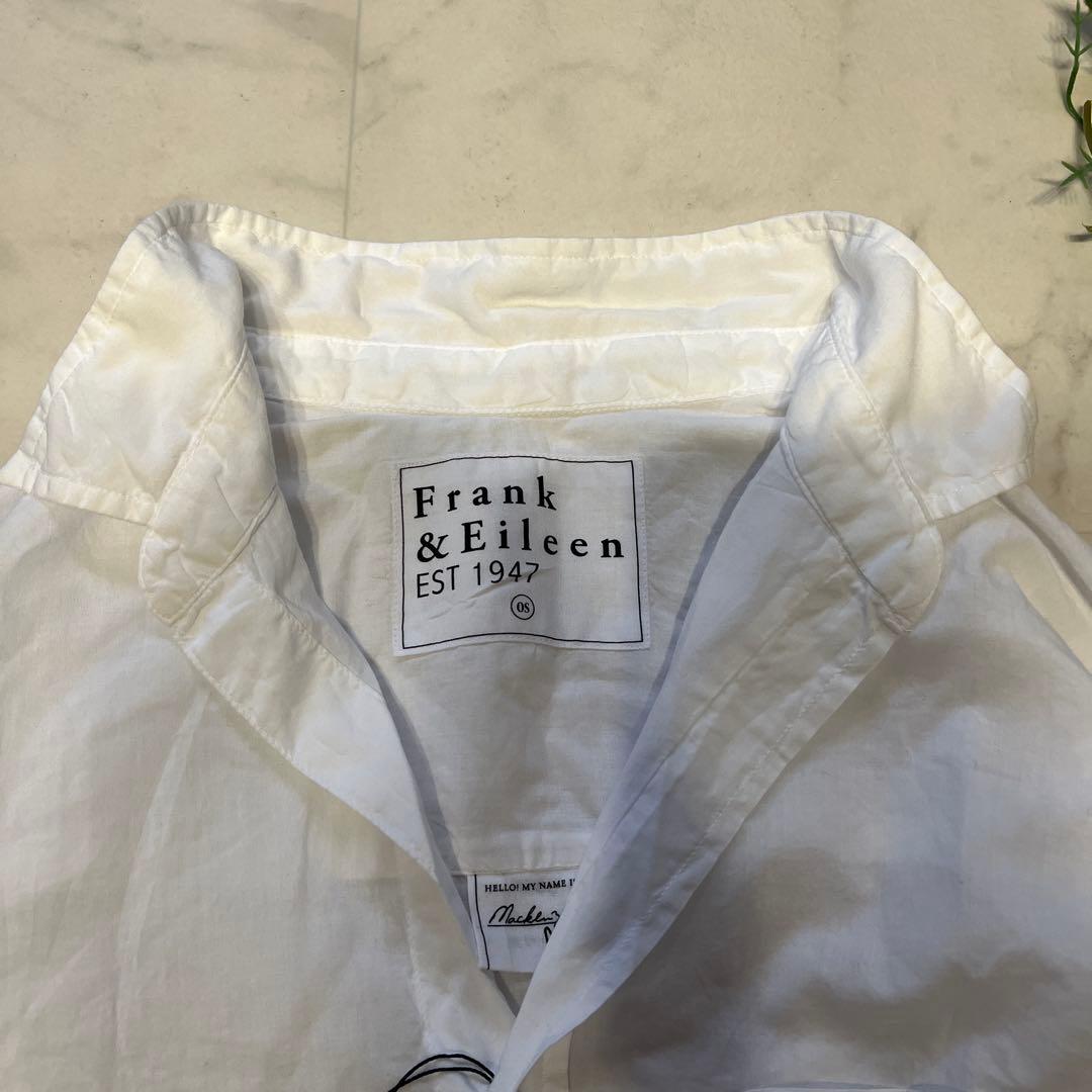 新品未使用　フランク&アイリーンMACKENZIE ビックシャツ　ホワイト