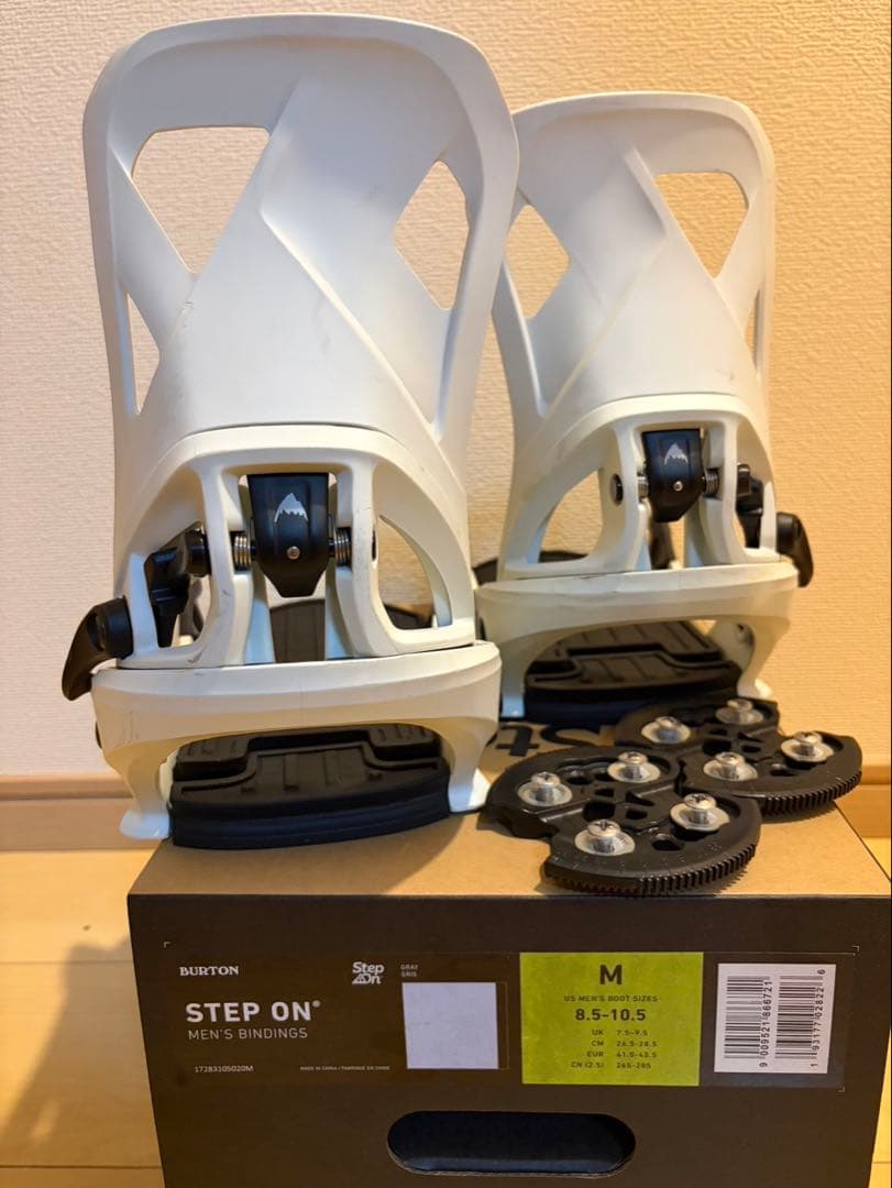 バートンステップオンブーツセット　スノーボードブーツ ブラック/ブルー