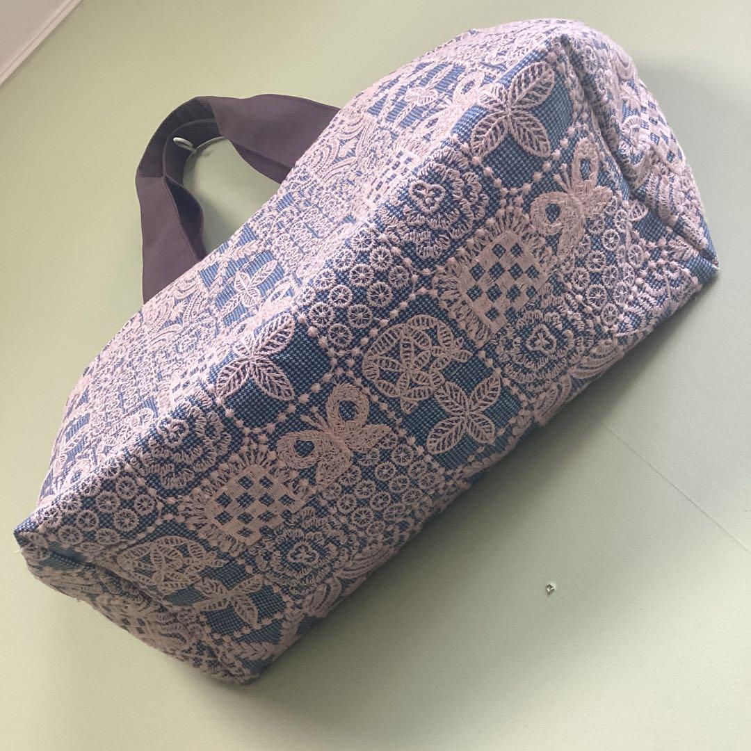 アップル17です！ミナペルホネン大きめトートバッグハンドメイド