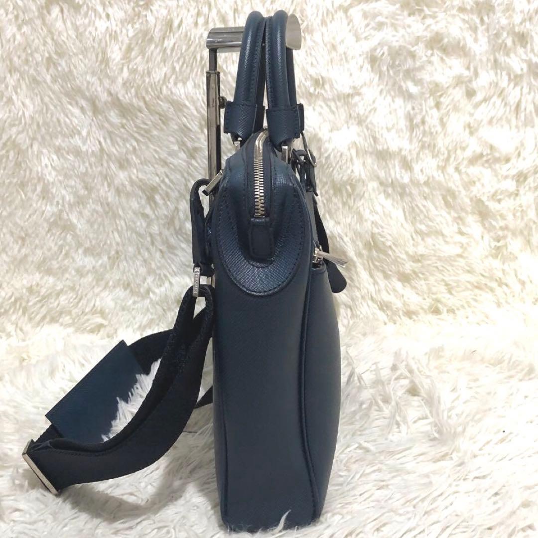 未使用級✨セラピアン レザー　2way ビジネスバッグ　ショルダーバッグ メンズ