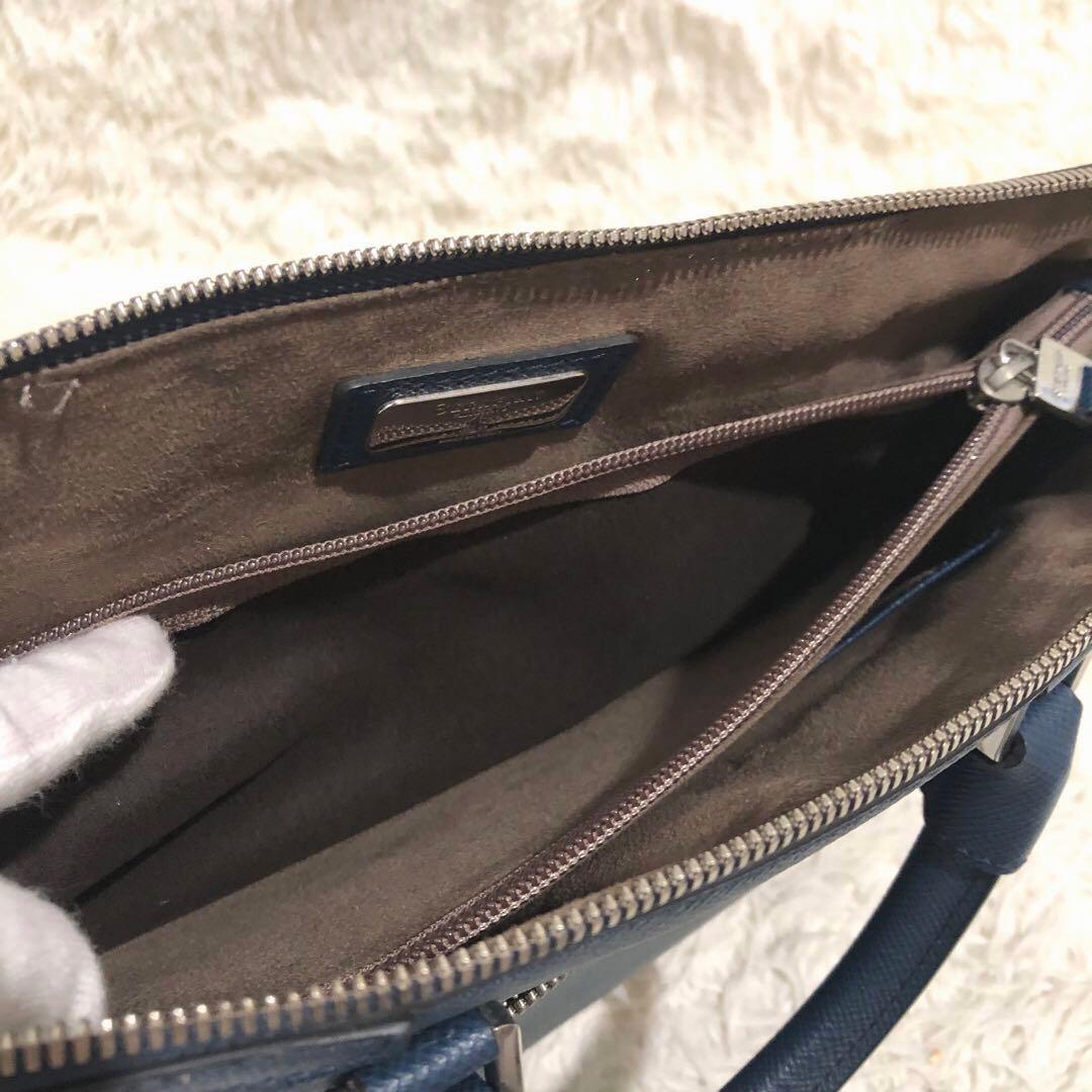 未使用級✨セラピアン レザー　2way ビジネスバッグ　ショルダーバッグ メンズ