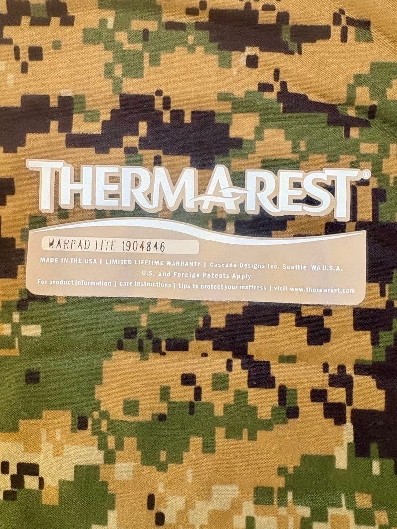サーマレスト　マーパッドライト　ミリタリー