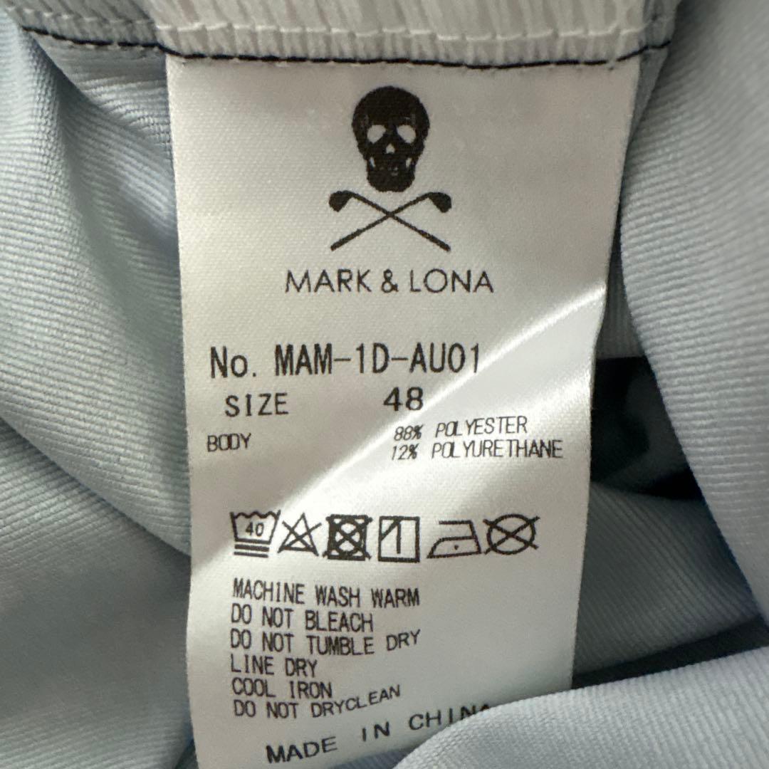 MARK & LONA ゴルフ モックネックシャツ　サイズ48