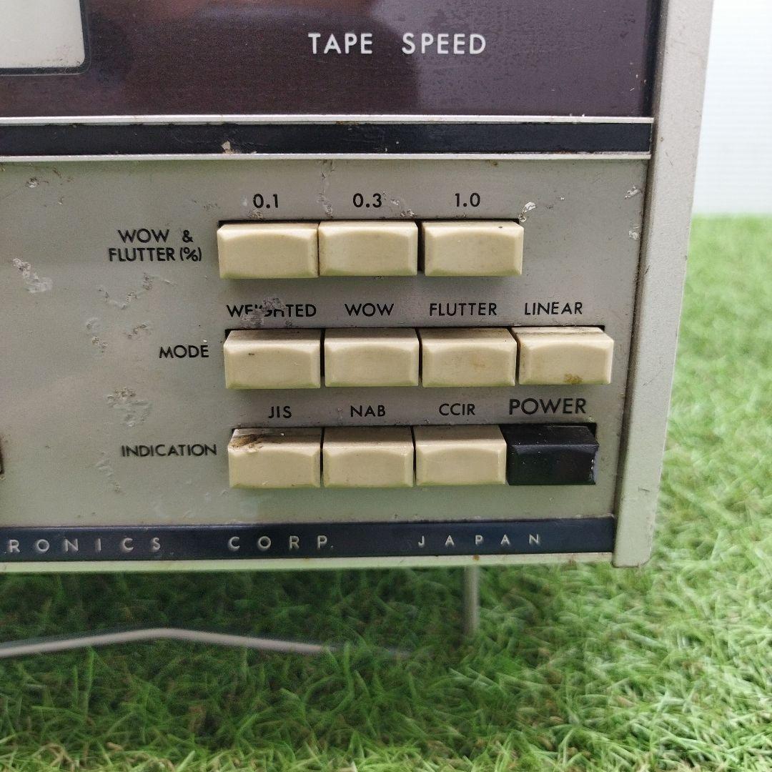 WOW&FLUTTER METER ワウフラメーター 677A ニキシー管