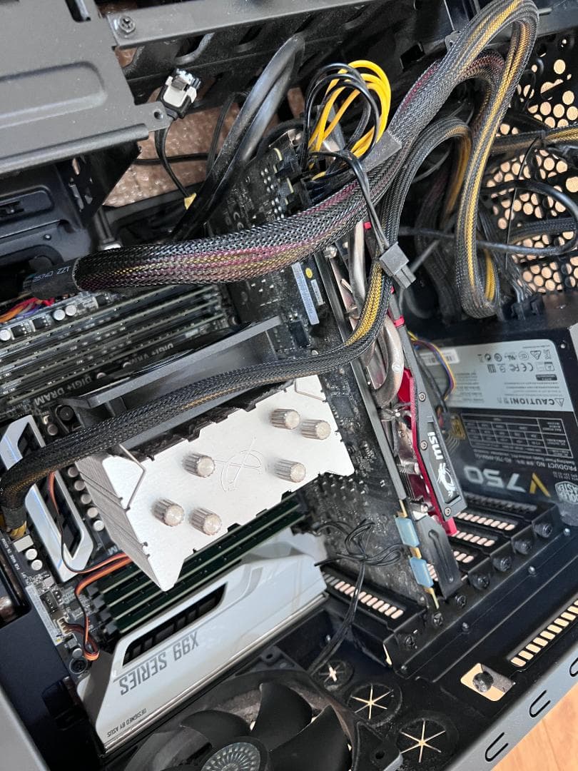 【ジャンク】自作PC　Core i7　GTX970　メモリ64GB　OS無し