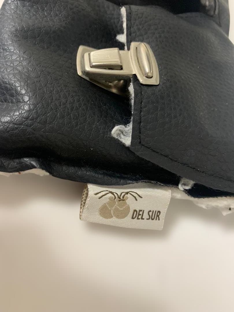 DEL SUR 黒 カスタネット ストラップ付き