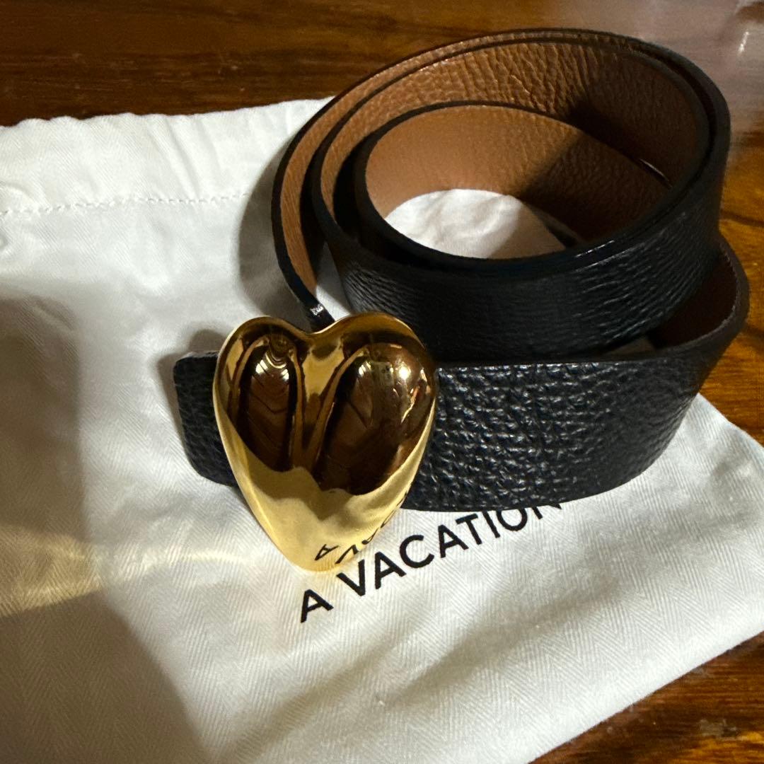 【A VACATION/アヴァケーション】HEART30 BUCKLE ベルト