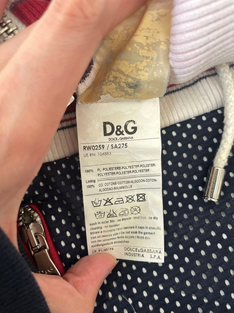 【激レア】D&G ドルチェ&ガッバーナ ジャージ セットアップ XS