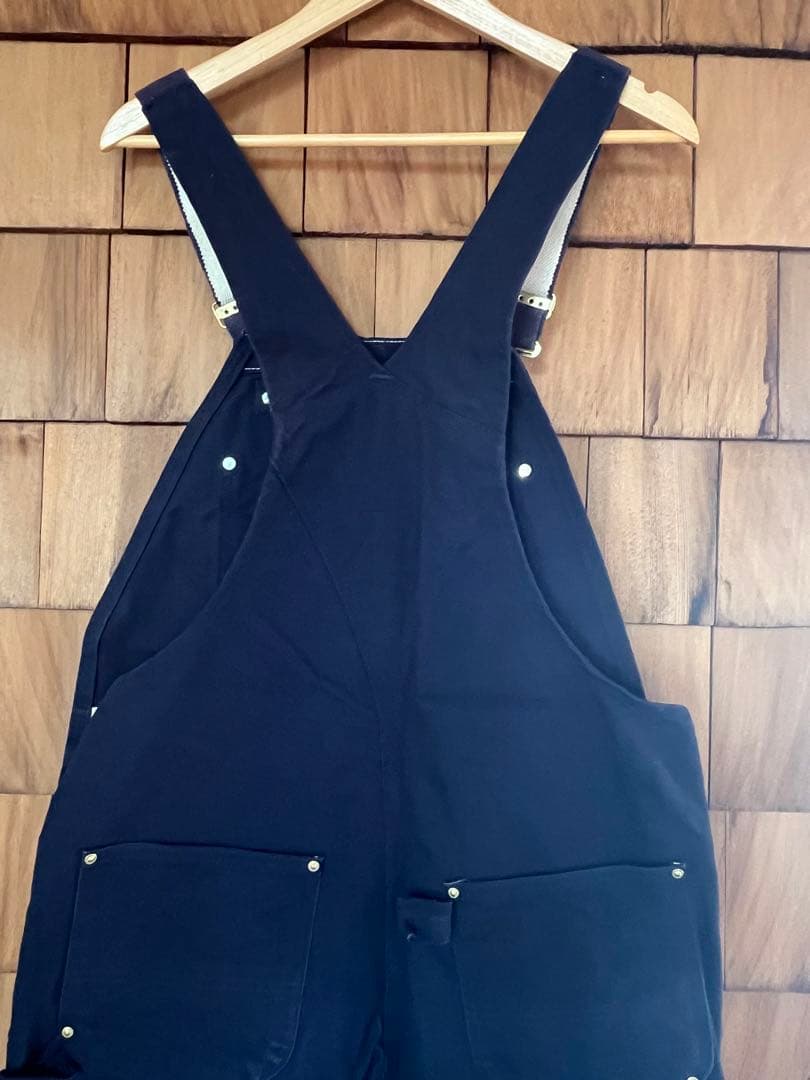 カーハート　オーバーオール　未使用品　ネイビー