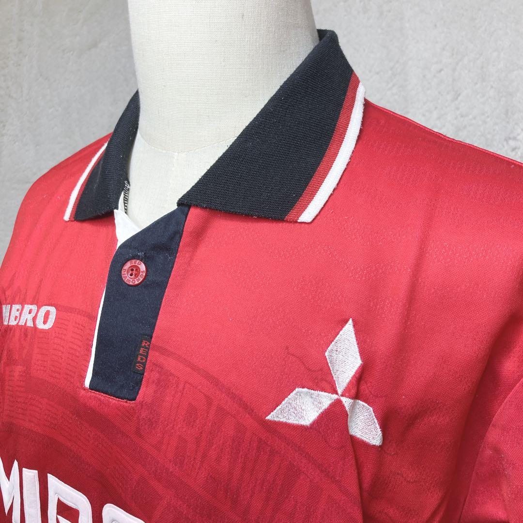 浦和レッズ 1997年 ホーム ユニフォーム Lサイズ アンブロ 直筆サインあり