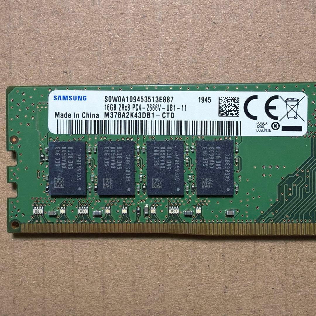 [17] デスクトップ PC メモリ16GB DDR4 2666