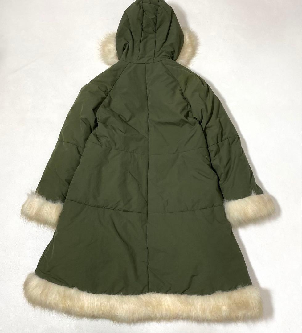 ⚫︎90s OZONE COMMUNITY ファー付き ダウンコート モッズコート
