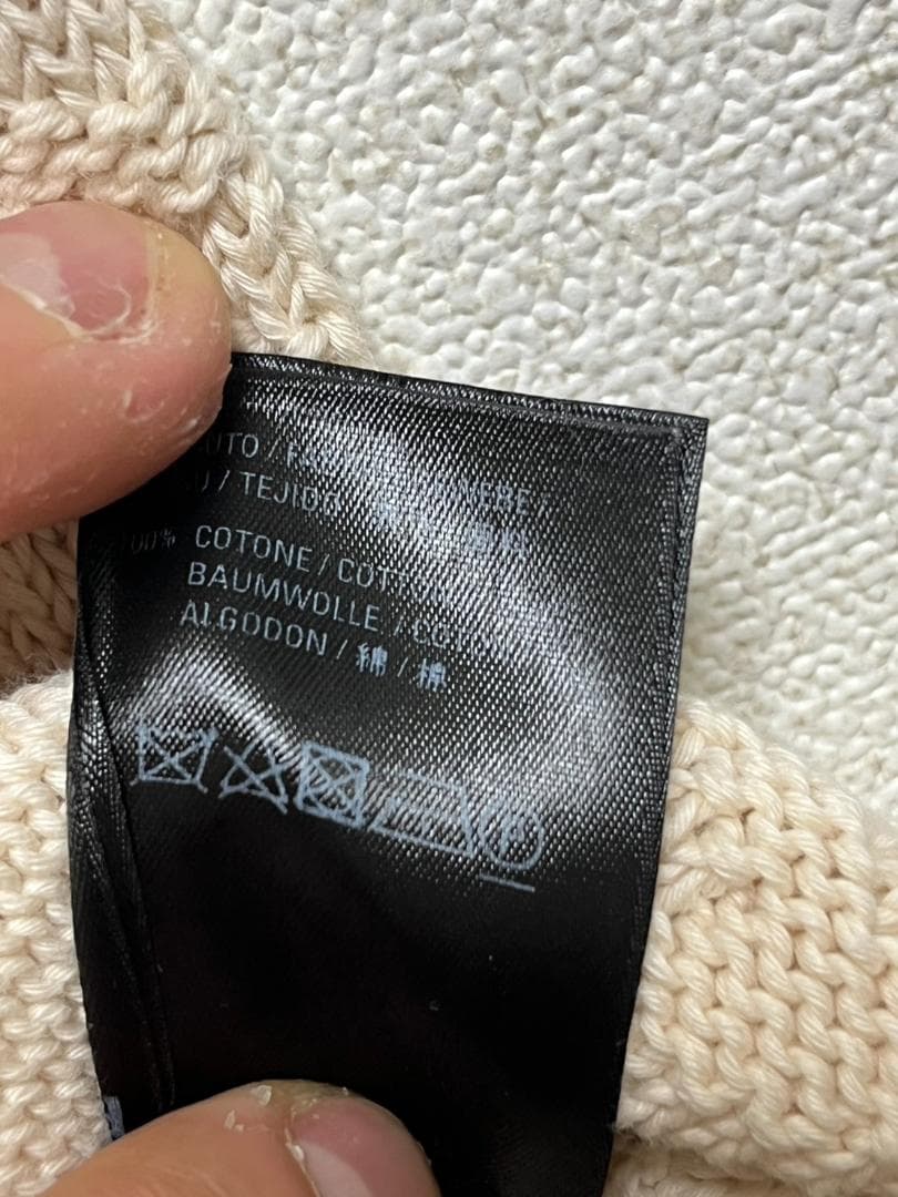 バレンシアガ 長袖 ニット XS ベージュ セーター メンズ